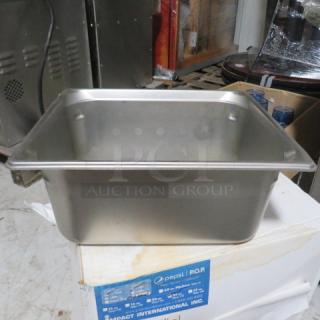 One Half Size 6 Inch Deep Hotel Pan.