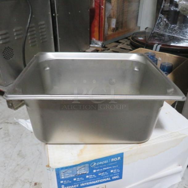 One Half Size 6 Inch Deep Hotel Pan. - Image 1 of 1