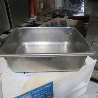One Half Size 4 Inch Deep Hotel Pan.