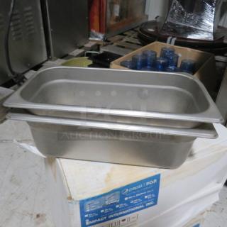 1/3 Size 4 Inch Deep Hotel Pan. 2XBID
