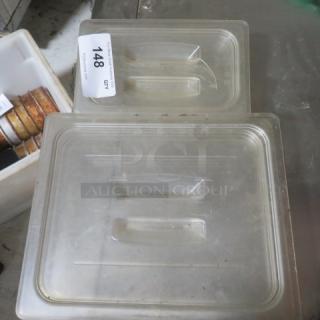 One Lot Of 8 Assorted Size Food Storage Lids.