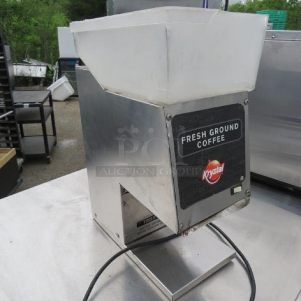 One Grindmaster Coffee Grinder. Model# Top Holder Broken See Pic. 120 Volt. 9X14X20 - Image 2 of 3