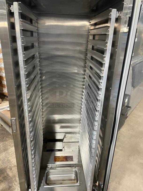 Cook Rite Commercial Stainless Steel Full-Height Single Door Insulated 18-Pan Heated Holding/Proofing Cabinet! With Built In Pan Slides! Model: ATHC-18-P SN: ATHC-18-PAUS100321091000C40638! 120V! On Casters! - Image 5 of 8