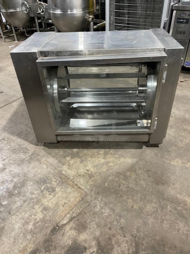 LATE MODEL 2022 Old Hickory Commercial Stainless Steel Electric Powered Countertop Rotisserie Oven! Model: 6.5E SN: 650052! 208V 3 Phase! On Legs! - Image 3 of 8