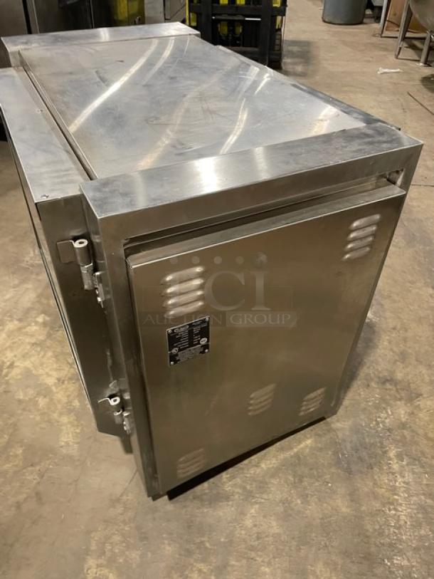LATE MODEL 2022 Old Hickory Commercial Stainless Steel Electric Powered Countertop Rotisserie Oven! Model: 6.5E SN: 650052! 208V 3 Phase! On Legs! - Image 4 of 8