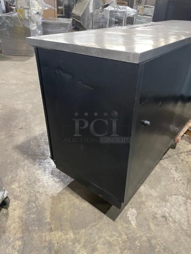True Commercial Black 3 Door Refrigerated Kegerator! With Stainless Steel Worktop! Model: TDD-4 SN: 7296168! 115V 1 Phase! - Image 3 of 9