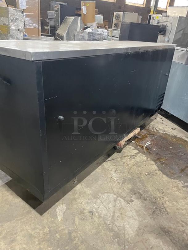 True Commercial Black 3 Door Refrigerated Kegerator! With Stainless Steel Worktop! Model: TDD-4 SN: 7296168! 115V 1 Phase! - Image 4 of 9