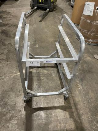 Channel Commercial Stainless-Steel Heavy-Duty Equipment Cart! With Lower Pan Holding Slides! On Casters!