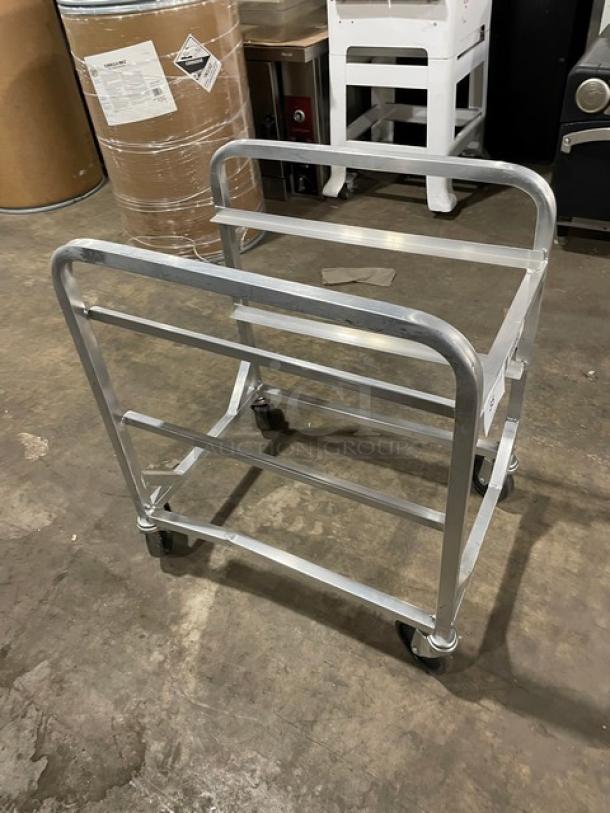Channel Commercial Stainless-Steel Heavy-Duty Equipment Cart! With Lower Pan Holding Slides! On Casters! - Image 2 of 6