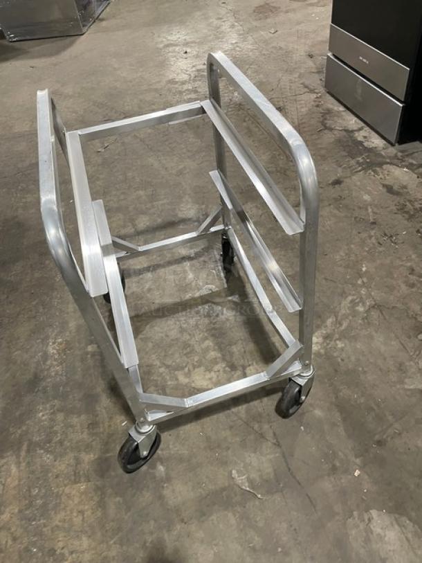 Channel Commercial Stainless-Steel Heavy-Duty Equipment Cart! With Lower Pan Holding Slides! On Casters! - Image 3 of 6