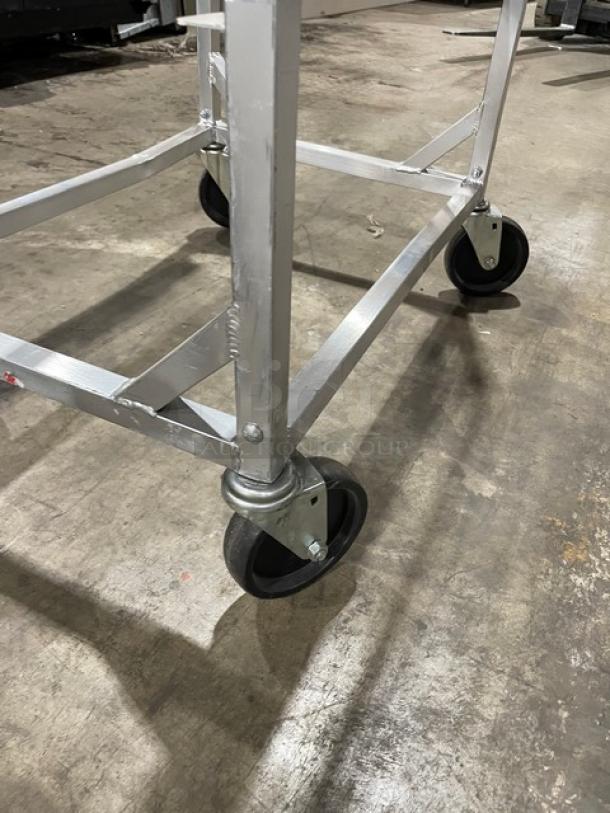 Channel Commercial Stainless-Steel Heavy-Duty Equipment Cart! With Lower Pan Holding Slides! On Casters! - Image 6 of 6