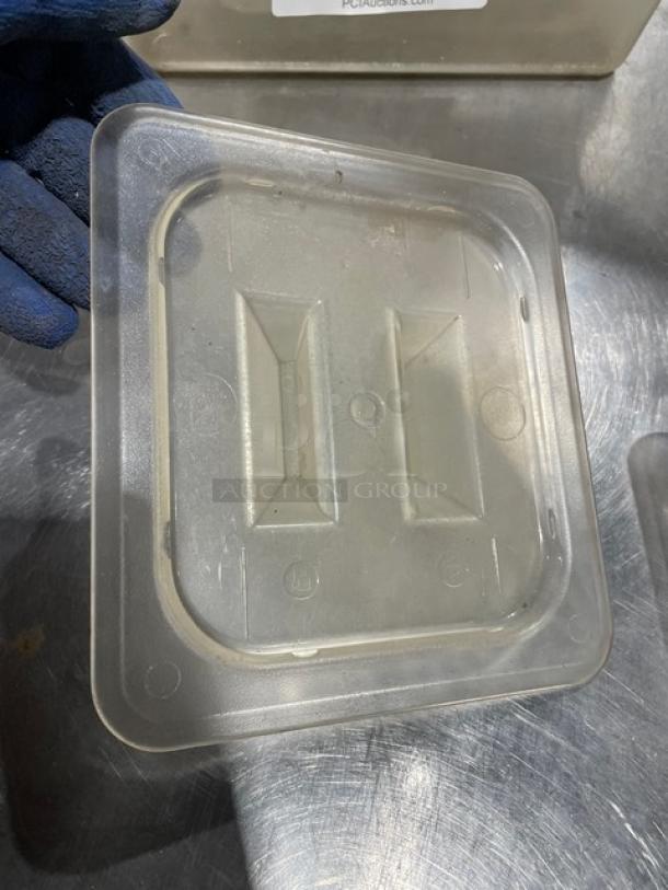 Lot Of Commercial Clear Polycarbonate Food Pan & Lids! ALL ONE MONEY! - Image 4 of 4