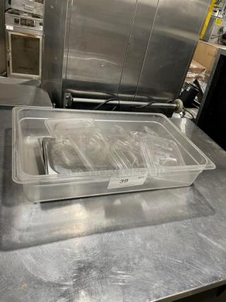 Lot Of Commercial Miscellaneous Food Storage Container & Lids! ALL ONE MONEY!