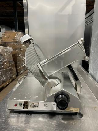 Univex Value Series Commercial Electric Powered Medium Duty Countertop Deli Meat Slicer! Model: 7512! On Legs! - Item #1183463