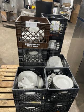 Lot Of Commercial White Miscellaneous Dinnerware! ALL ONE MONEY!