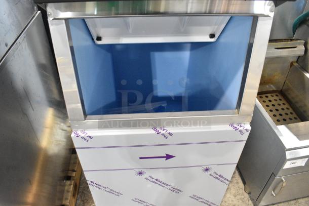 BRAND NEW! 2022 Hoshizaki KM-420MAJ Stainless Steel Commercial Ice Head on Hoshizaki B-300SF Stainless Steel Ice Bin. 115 Volts, 1 Phase. - Image 4 of 8