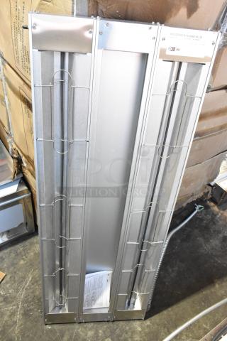 BRAND NEW SCRATCH AND DENT! Hatco GRA-48D Glo-Ray 48" Aluminum Dual Infrared Warmer w/ Toggle Controls. 120 Volts, 1 Phase.