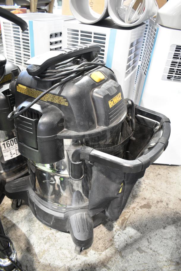 2 DeWalt DXV10SA Wet Dry Vac Vacuum Cleaner. 120 Volts, 1 Phase. 2 Times Your Bid! Tested and Working! - Image 2 of 9