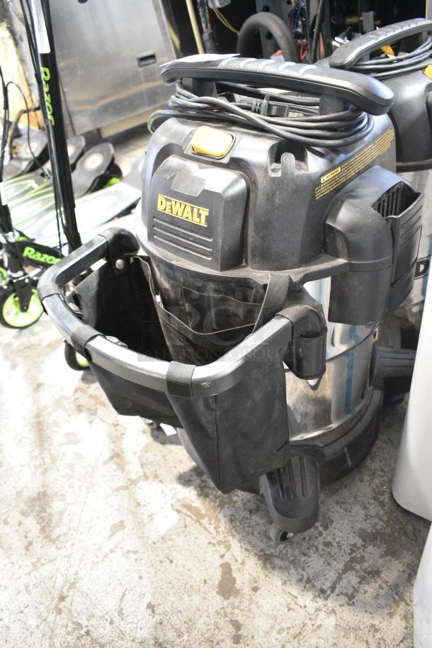 2 DeWalt DXV10SA Wet Dry Vac Vacuum Cleaner. 120 Volts, 1 Phase. 2 Times Your Bid! Tested and Working! - Image 3 of 9