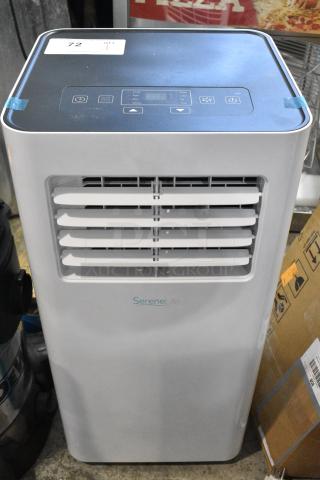 SereneLife SLPAC105W Portable Air Conditioner. 6,000-10,000 BTU. 115 Volts, 1 Phase. Tested and Working!