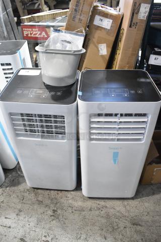 2 SereneLife SLPAC105W Portable Air Conditioner. 6,000-10,000 BTU. 115 Volts, 1 Phase. 2 Times Your Bid! Tested and Working!