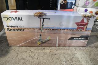 BRAND NEW SCRATCH AND DENT! Jovial JOVHOLYD Foldable Kick Scooter