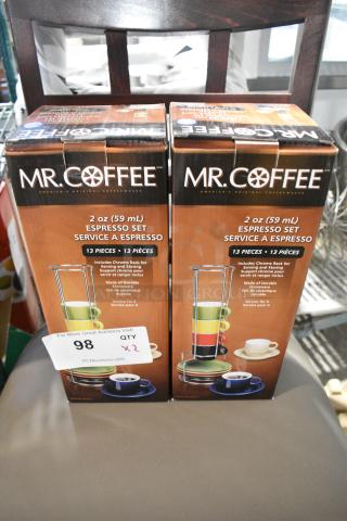 2 IN ORIGINAL BOX! Mr Coffee Espresso Set. 2 Times Your Bid! - Item #1185402