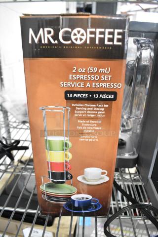2 IN ORIGINAL BOX! Mr Coffee 2 oz Espresso Set. 2 Times Your Bid! - Item #1185443