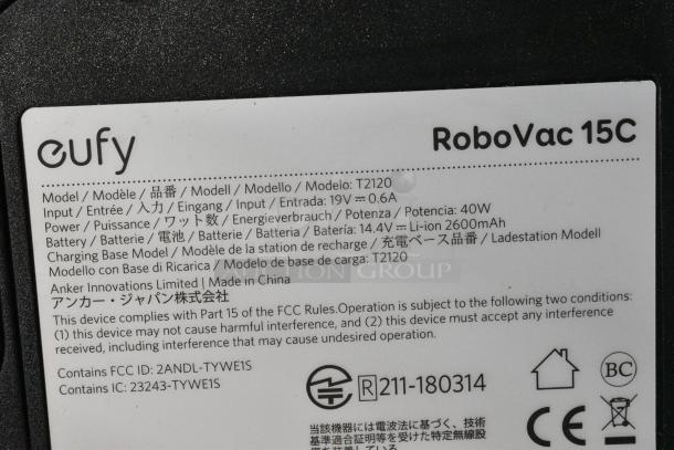 IN ORIGINAL BOX! Eufy RoboVac 15C Robot Vacuum - Image 9 of 9
