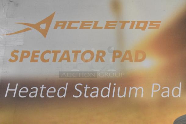 4 IN ORIGINAL BOX! Aceletide 20" Heated Spectator Plus Chair Pad. 4 Times Your Bid! - Image 3 of 8