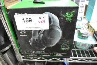 4 Various IN ORIGINAL BOX Items Including Razer Barracuda Headphones, Epos H3 Hybrid Headphones. 4 Times Your Bid!