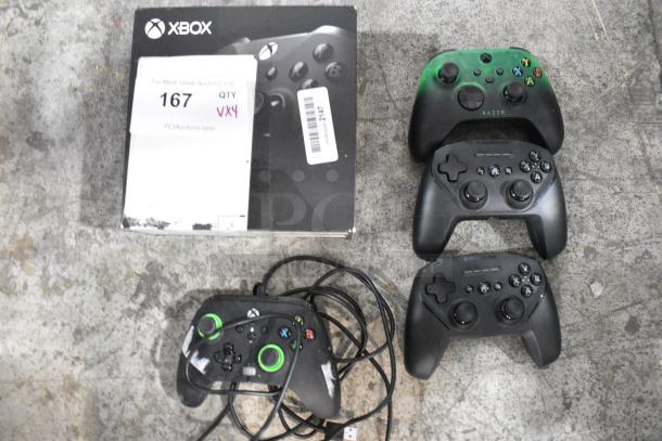 4 Various Game Controllers Including Xbox. 4 Times Your Bid! - Image 1 of 7