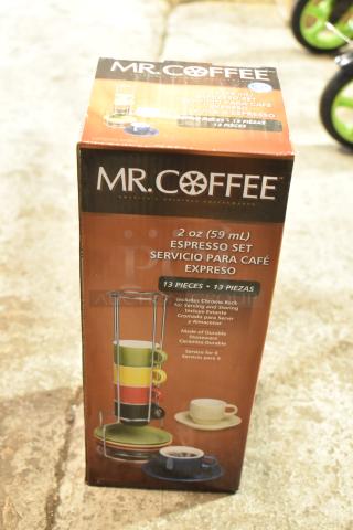 2 IN ORIGINAL BOX! Mr Coffee 2 oz Espresso Set. 2 Times Your Bid! - Item #1185592