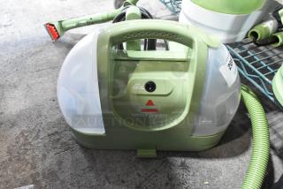 Bissell 3353B Little Green Pet Deluxe Portable Carpet Cleaner and Car/Auto Detailer. 120 Volts, 1 Phase. Tested and Working!