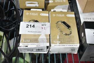 2 IN ORIGINAL BOX! Fitbit Luxe Smart Watch. 2 Times Your Bid!