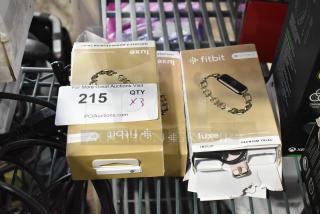 3 IN ORIGINAL BOX! Fitbit Luxe Smart Watch. 3 Times Your Bid!