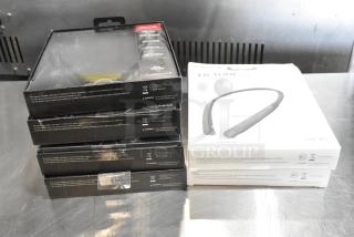 6 IN ORIGINAL BOX! Items Including LG Tone Bluetooth Headset. 6 Times Your Bid!