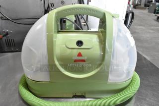 Bissell 1400B Little Green Pet Deluxe Portable Carpet Cleaner and Car/Auto Detailer. 120 Volts, 1 Phase. Tested and Working!