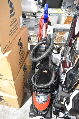 2 Items Including Bissell 1887 Floor Finishing machine and Oreck XL Vacuum Cleaner. 120 Volts, 1 Phase. 2 Times Your Bid! Bissell is Tested and Working! Oreck is Tested and Does Not Power On