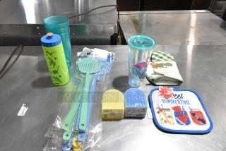 ALL ONE MONEY! Lot of Various Items Including Poly Tumblers and Fly Swatters