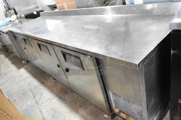 True TWT-119 Stainless Steel Commercial 4 Door Work Top Cooler on Commercial Casters. 115 Volts, 1 Phase. Tested and Working! - Image 2 of 10