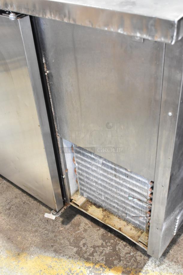 True TWT-119 Stainless Steel Commercial 4 Door Work Top Cooler on Commercial Casters. 115 Volts, 1 Phase. Tested and Working! - Image 3 of 10