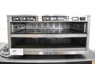 Carter Hoffmann MC212S2-2DD Stainless Steel Commercial Countertop Dedicated Holding Bin. 120 Volts, 1 Phase. Tested and Working!
