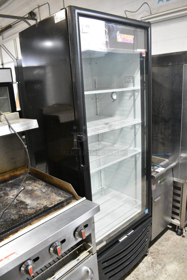 Imbera G319 Metal Commercial Single Door Reach In Cooler Merchandiser w/ Poly Coated Racks. 115 Volts, 1 Phase. Tested and Powers On But Does Not Get Cold - Image 2 of 8