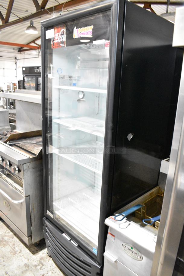Imbera G319 Metal Commercial Single Door Reach In Cooler Merchandiser w/ Poly Coated Racks. 115 Volts, 1 Phase. Tested and Powers On But Does Not Get Cold - Image 3 of 8