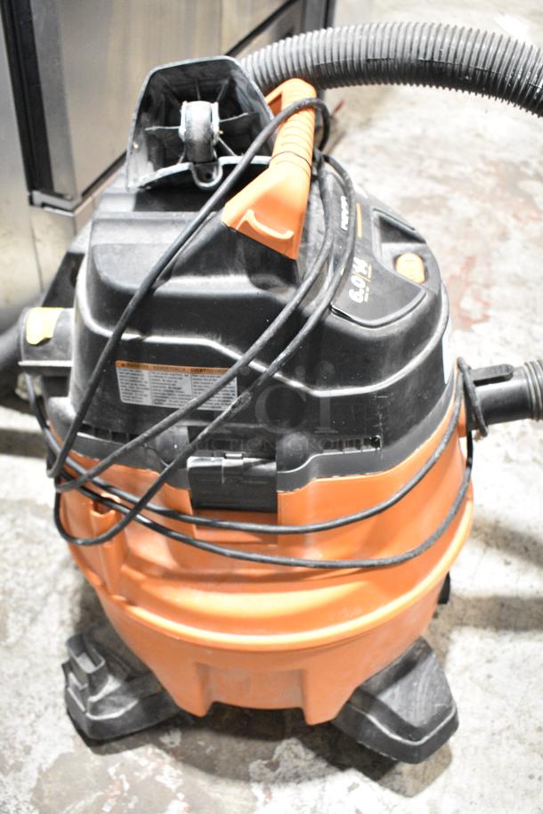 Rigid WD14500 Wet Dry Vac Vacuum Cleaner. 115 Volts, 1 Phase. Tested and Working! - Image 2 of 7