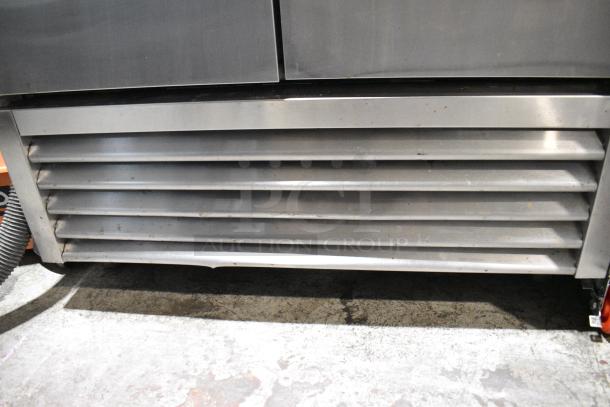 True T-35 Stainless Steel Commercial 2 Door Reach In Cooler on Commercial Casters. 115 Volts, 1 Phase. Tested and Powers On But Does Not Get Cold - Image 4 of 8