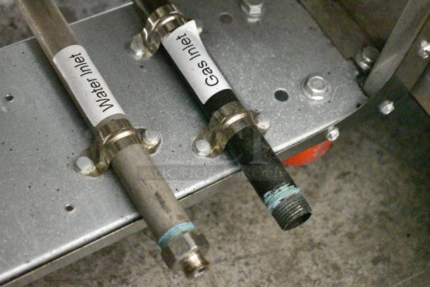 2024 Cookline PC1 Stainless Steel Commercial Floor Style Natural Gas Powered Pasta Cooker w/ 6 Metal Baskets on Commercial Casters. - Image 10 of 10