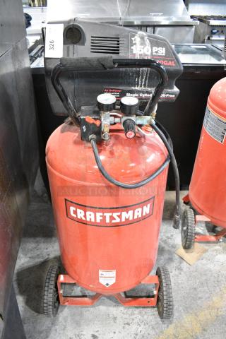 Craftsman 919.167312 30 Gallon 150 PSI Air Compressor. 120 Volts, 1 Phase.