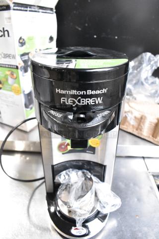 IN ORIGINAL BOX! Hamilton Beach 49995R Countertop FlexBrew Single-Serve Coffee Maker. 120 Volts, 1 Phase. - Item #1185890